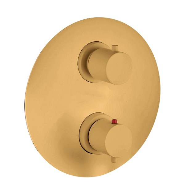 962593XX Palazzani внешняя часть термостатического смесителя для душа на 2-3 потребителя, 1/2” 962593XX