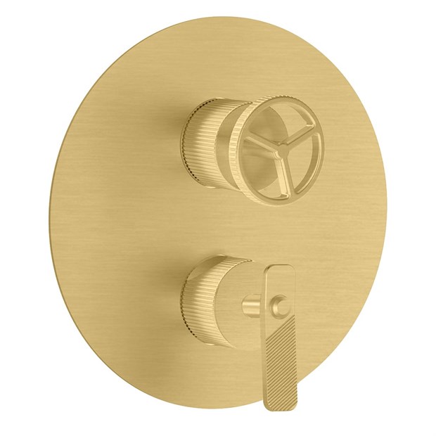 792261XX Palazzani Industrial Gas  внешняя часть смесителя для душа на 2 потребителя 792261XX