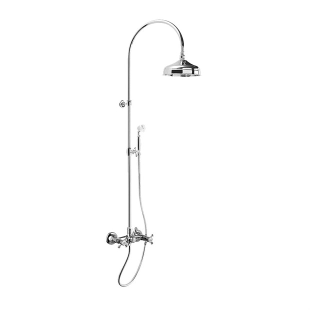 522154XX Palazzani Adams настенная душевая система, 200 мм 522154XX