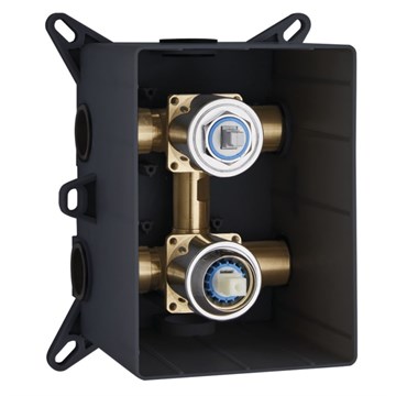 99570510 Palazzani PBox встроенная часть смесителя для душа на 2 потребителя 99570510