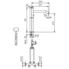 12E55210 Palazzani Idrotech высокий электронный смеситель для раковины,  6V 12E55210 - фото 10415