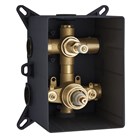 99570910 Palazzani PBox встроенная часть термостатического смесителя для душа на 2 потребителя, 1/2" 99570910 - фото 10436