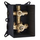 99571110 Palazzani PBox встроенная часть термостатического смесителя для душа на 3 потребителя, 1/2" 99571110 - фото 10438