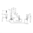 121394XX Palazzani Idrotech/MIDI врезной смеситель для ванны 121394XX - фото 10503