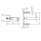 563219XX Palazzani Mis внешняя часть смесителя для раковины 563219XX - фото 10674