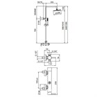 022258XX Palazzani Mimo настенная душевая система, 230 мм 022258XX - фото 11032