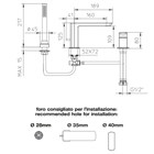 011393XX Palazzani Mis врезной смеситель для ванны и душа 011393XX - фото 11503