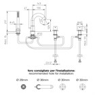 121394XX Palazzani Idrotech/MIDI врезной смеситель для ванны 121394XX - фото 11636