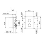 802605XX Palazzani MonteCarlo внешняя часть термостатического смесителя для душа на 1-3 потребителя, 1/2”-3/4” 802605XX - фото 11704