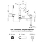 12139310 Palazzani Idrotech врезной смеситель для ванны и душа 12139310 - фото 12221