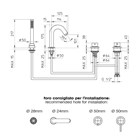121394XX Palazzani Idrotech/MIDI врезной смеситель для ванны 121394XX - фото 12233
