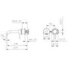 123195XX Palazzani MIDI внешняя часть смесителя для раковины 123195XX - фото 13091