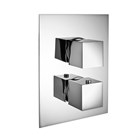 41250338 Palazzani внешняя часть для встроенного термостатического смесителя для душа на 2-3 потребителя, 3/4" 41250338