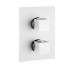 41250338 Palazzani внешняя часть для встроенного термостатического смесителя для душа на 2-3 потребителя, 3/4" 41250338